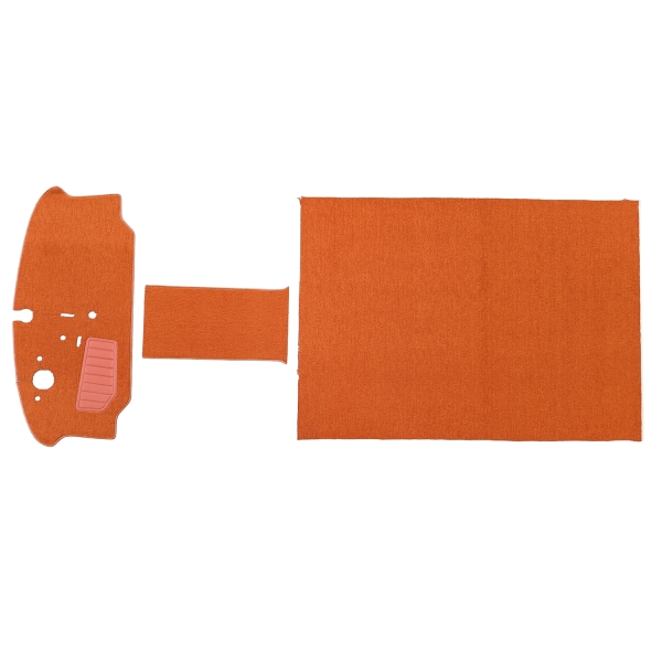 Matte zw. den Vordersitzen - Westfalia - passend für Bus T2 08/67-07/79 - Orange